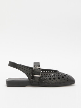 Ash: Чёрные балетки 