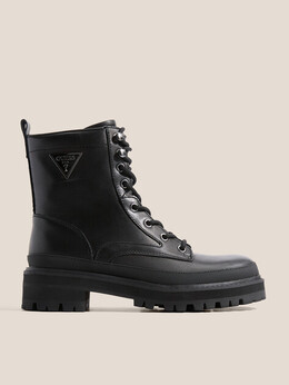 Guess: Чёрные ботинки 