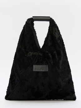 Mm6 Maison Margiela: Чёрная спортивная сумка 