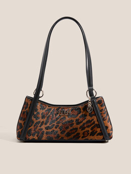 Guess: Сумка с леопардовым принтом 