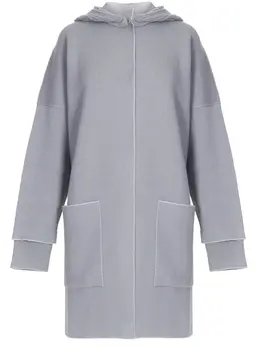 LE TRICOT PERUGIA: Кардиган с капюшоном 