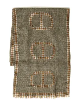 TWINSET: Зелёный шарф 