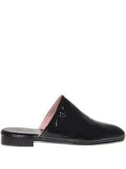 Alberta Ferretti: Чёрные сабо 