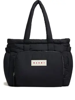 Marni: Чёрная сумка-шоппер 