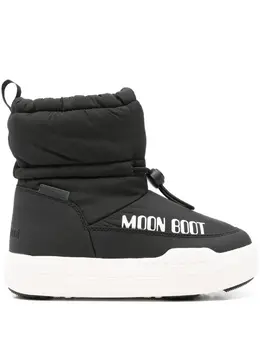 Moon Boot: Чёрные ботинки 