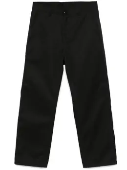 Carhartt WIP: Чёрные брюки 