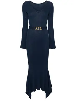 TWINSET: Платье с оборками 