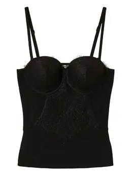 TWINSET: Кружевное топ 