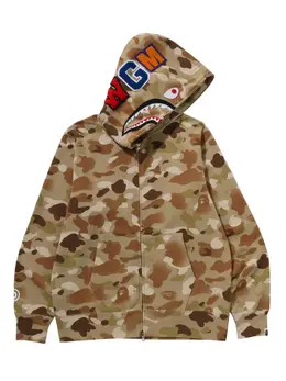 A BATHING APE®: Бежевая толстовка 