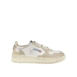 Autry Beige Leather Athletic Sneakers - EU36/US6 au-8950693986516-eu36/us6