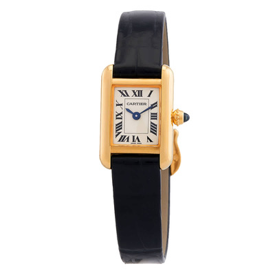 Cartier Tank Louis Mini Model White Dial Ladies Watch WGTA0212 (black, arb2596)