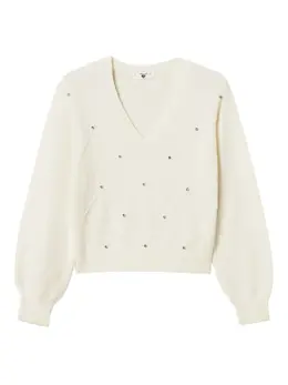 TWINSET: Белый свитер 