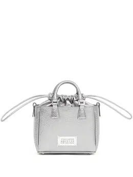 Maison Margiela 5AC metallic-effect tote bag 23910420