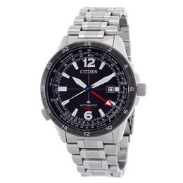 Citizen Promaster Air GMT Automatic Black Dial Mens Watch NB6046-59E