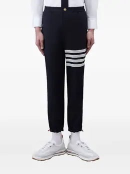 Thom Browne: Синие брюки  4-Bar