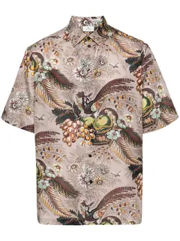 ETRO: Рубашка с растительным принтом 