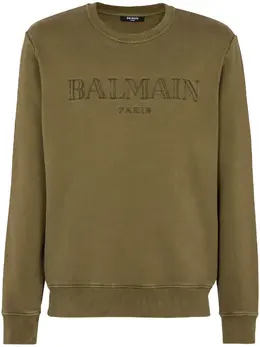 Balmain: Винтажный свитшот 
