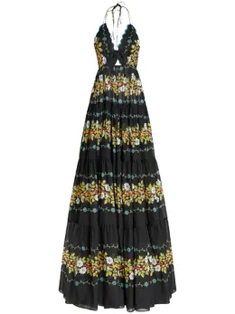 ETRO: Платье с открытой спиной 