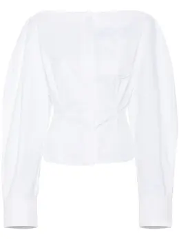 Jacquemus: Белая рубашка 