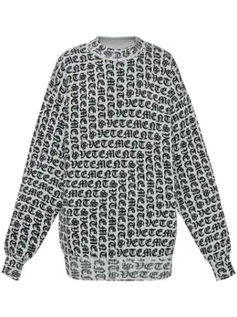 VETEMENTS: Чёрный свитер 
