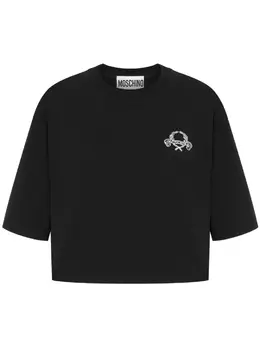 Moschino: Чёрная футболка 