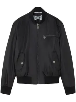 Versace: Чёрная куртка  Medusa