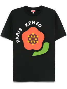 Kenzo: Чёрная футболка 