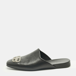 Balenciaga: Чёрные сабо  Cosy BB