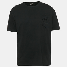 Valentino: Чёрная футболка 