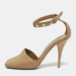 Burberry: Бежевые туфли 