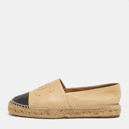 Chanel: Бежевые мокасины 