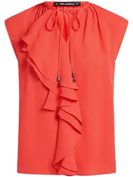 Karl Lagerfeld: Красная блуза 