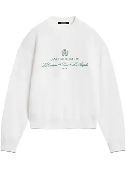 Jacquemus: Белый свитшот 