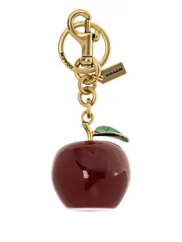 Coach small apple-motif bag charm 29625306