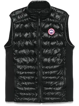 Canada Goose: Чёрный жилет  HyBridge Lite