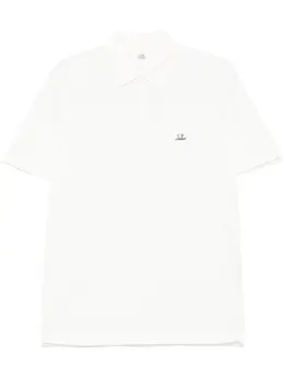 C.P. Company: Белое поло 