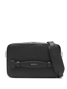 Gucci logo-lettering messenger bag 24495436