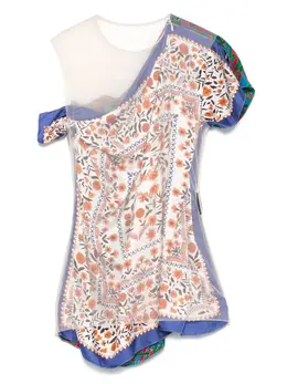 Marine Serre: Шёлковый шарф 