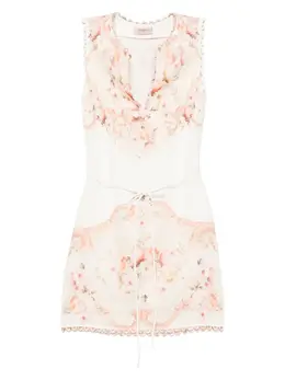 TWINSET: Платье с растительным принтом 