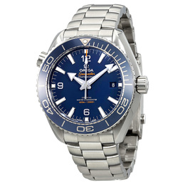 Pre-owned Omega Seamaster Planet Ocean Blue Dial Mens Watch 215.30.44.21.03.001