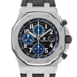 Pre-owned Audemars Piguet Royal Oak Offshore Chronograph Black Dial Mens Watch 26470st.oo.a028cr.01