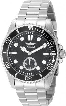 Invicta Pro Diver Quartz Charcoal Dial Mens Watch 49431