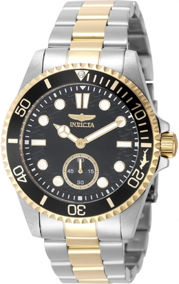 Invicta Pro Diver Quartz Charcoal Dial Mens Watch 49434