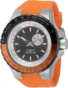 Invicta Aviator Quartz Gunmetal Dial Mens Watch 49721