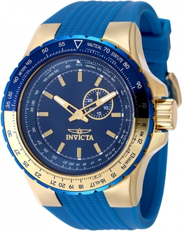 Invicta Aviator Quartz Blue Dial Mens Watch 49732