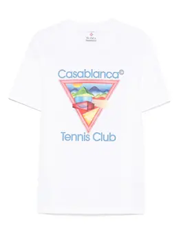 Casablanca: Белая футболка 