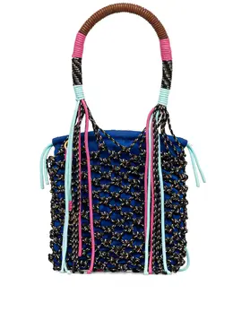 Декорированная сумка-ведро Pinko, синий 31144312 | синий