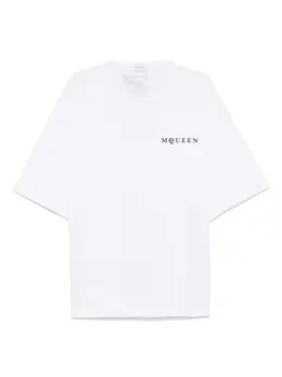 Alexander McQueen: Хлопковая футболка 