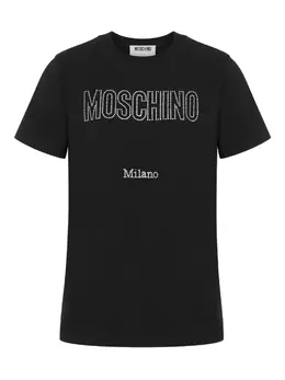 Moschino: Хлопковая футболка 