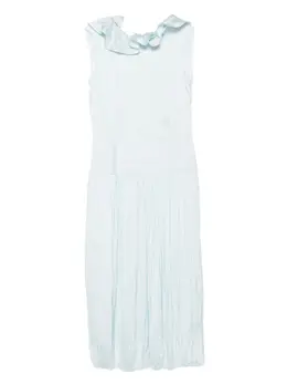 Jil Sander: Платье с оборками 